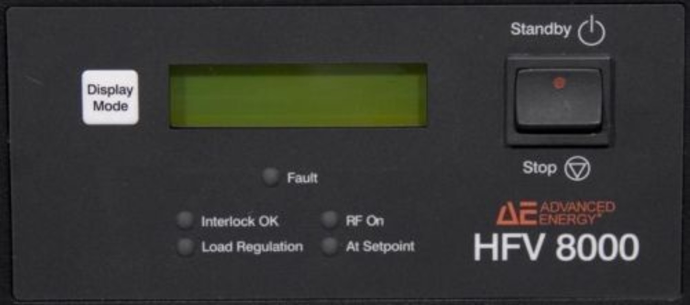 ADVANCED ENERGY AE HFV-8000 RF Generator 8kW AMAT PN: 0190-15553 